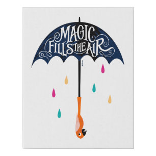Magic Fills the Air Faux Canvas Print
