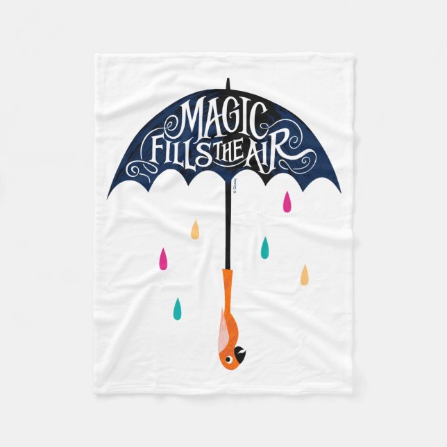 Magic Fills the Air Fleece Blanket (Front)