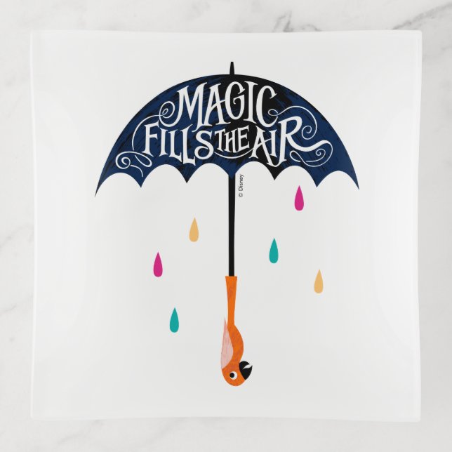 Magic Fills the Air Trinket Tray (Front)