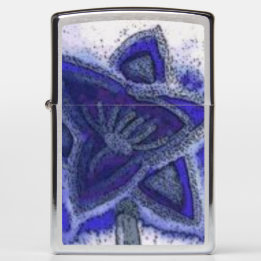 ...magic flower...art by Jutta Gabriel...(Zippo).. Zippo Lighter