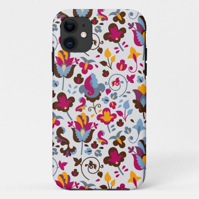 Magic flowers Case-Mate iPhone case (Back)