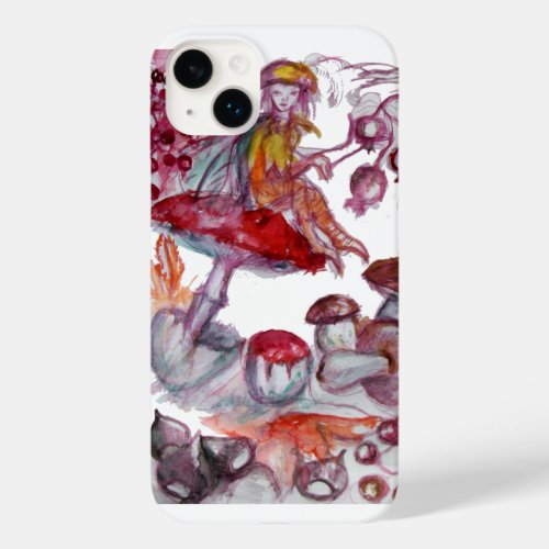 MAGIC FOLLET OF MUSHROOMS Red White Floral Fantasy Case_Mate iPhone 14 Plus Case