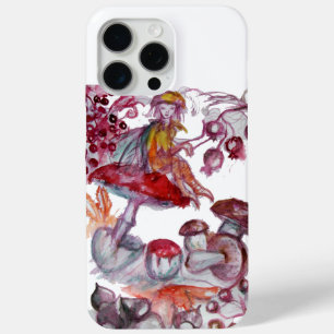 MAGIC FOLLET OF MUSHROOMS Red White Floral Fantasy iPhone 15 Pro Max Case
