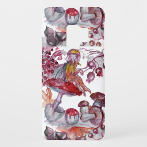 MAGIC FOLLET OF MUSHROOMS Red White Floral Fantasy Case_Mate Samsung Galaxy S9 Case