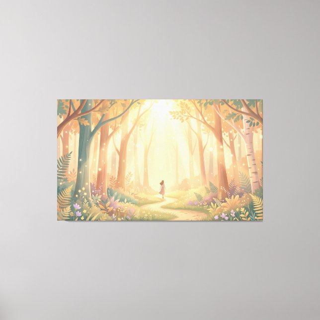 Magic Forest Canvas Print (Front)