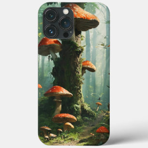 magic forest, fly agaric, fairy forest, magic mush iPhone 13 pro max case