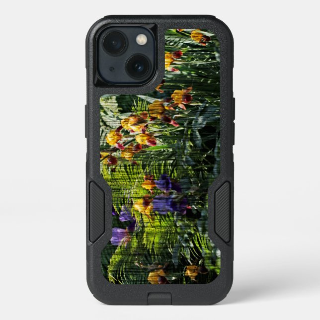 Magic Garden Iris Flowers Galaxy S10+ Phone Case (Back)