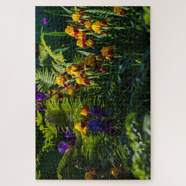 Magic Garden Nature Flowers Fern Puzzle (Vertical)