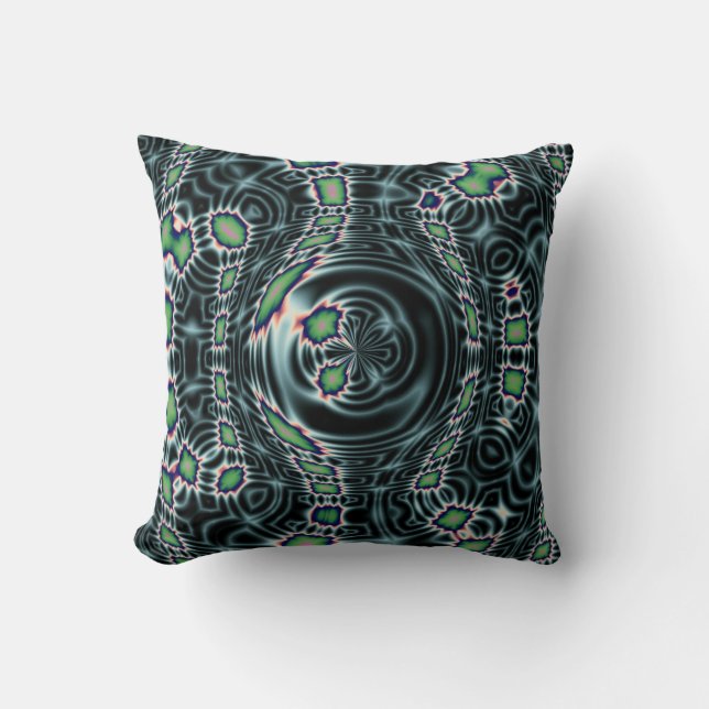 Magic Garden Throw Pillow (Front)