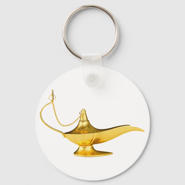 Magic Genie Lamp Keychain (Front)