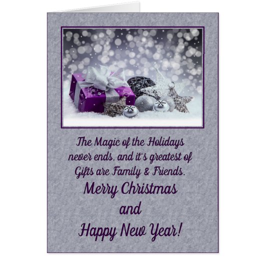 Magic Gift Christmas Cards (Front)