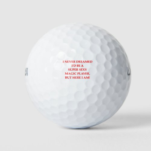 MAGIC GOLF BALLS