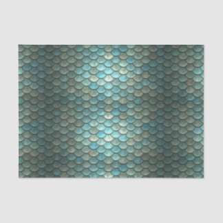 Magic Green Dragon Scale Fantasy Gift Tissue Paper