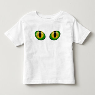 Magic Green Yellow Cat Eyes Girl Toddler Baby Kid T-shirt