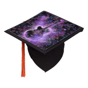 Magic Guitar Dance Music Graduation Cap Topper