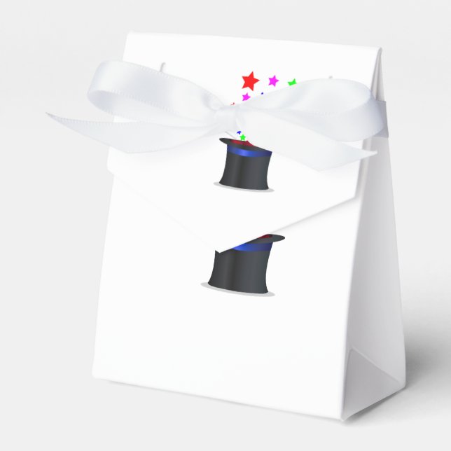 Magic Hat And Wand Favor Boxes (Front Side)
