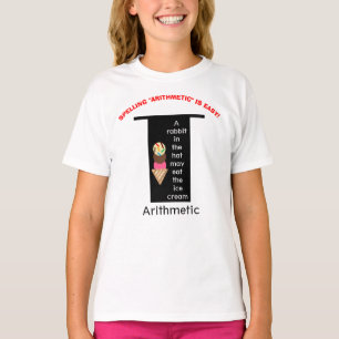 Magic Hat Spelling Arithmetic Ice Cream T-Shirt
