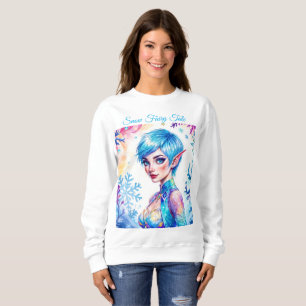 Magic ice elf snow forest frozen fairy tale sweatshirt