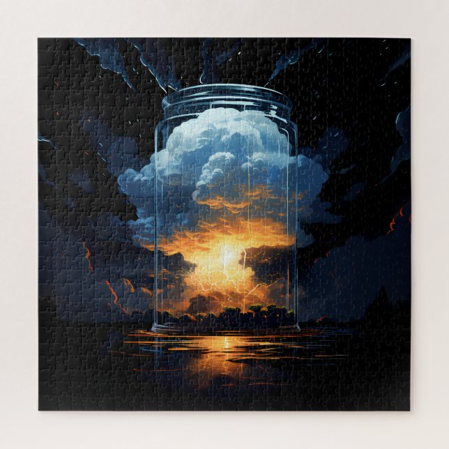 Magic in a Jar - Thunderstorm Jigsaw Puzzle (Vertical)