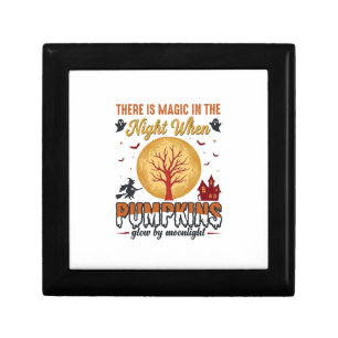 Magic in the Night Halloween Pumpkins Vintage Desi Gift Box