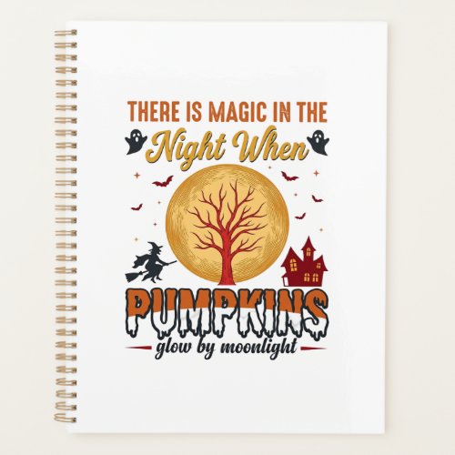 Magic in the Night Halloween Pumpkins Vintage Desi Planner