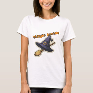 Magic Inside Witch Hat Halloween T-Shirt
