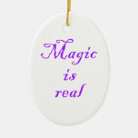 Magic is real-oval ornament