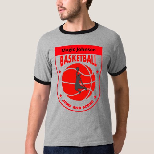 Magic Johnson BASKETBALL T_Shirt