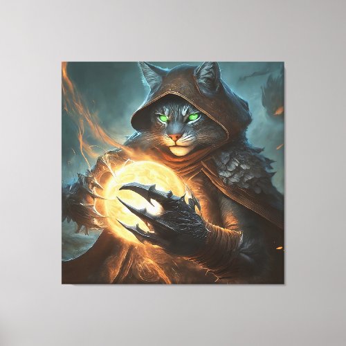Magic Kitty Canvas Print