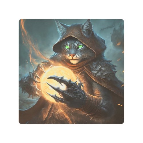 Magic Kitty Metal Print