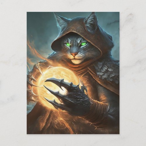 Magic Kitty Postcard