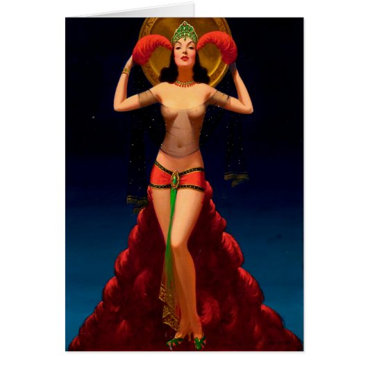 Magic Lady Pulp Pin Up Cards (Front)