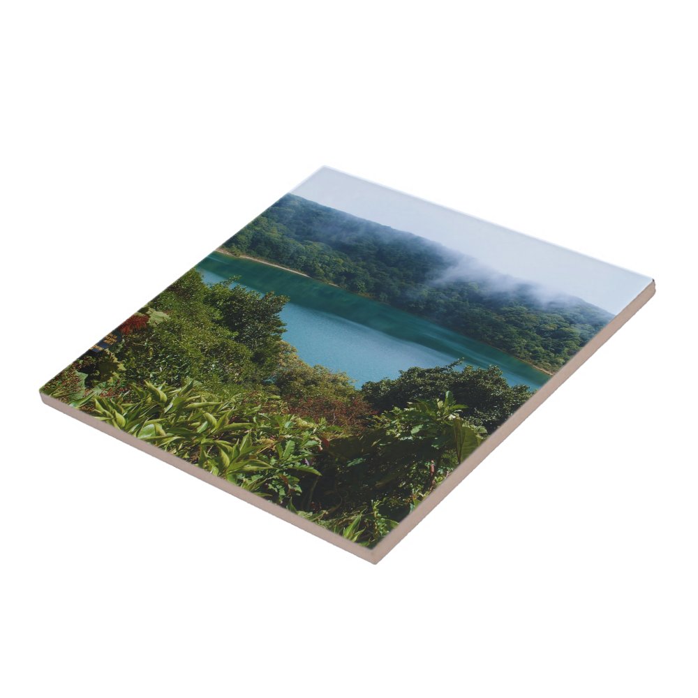 Discover Magic lagoon tropical landscape Ceramic Photos Tile