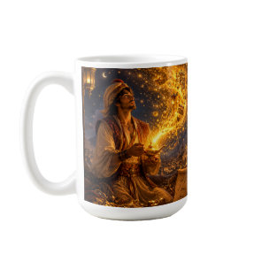 Magic Lamp Fantasy T-Shirt – Arabian Nights\Art Coffee Mug