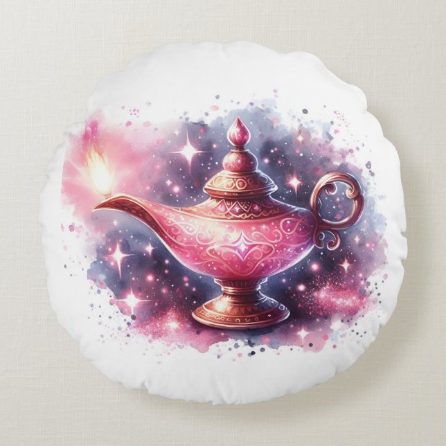 magic lamp round pillow (Front)