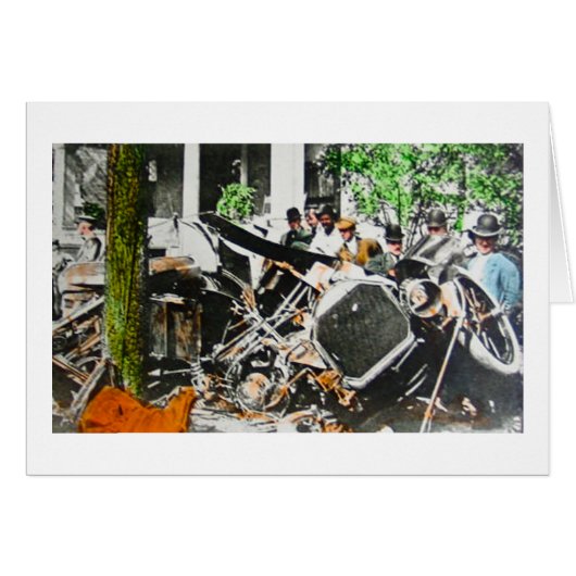 Magic Lantern Car Wreck Accident Vintage (Front Horizontal)