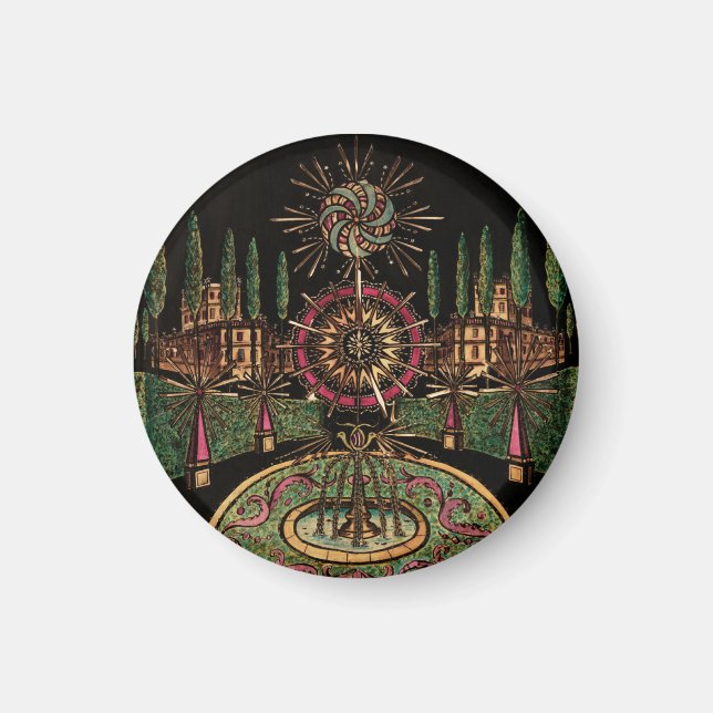 Magic Lantern Fireworks Magnet (Front)
