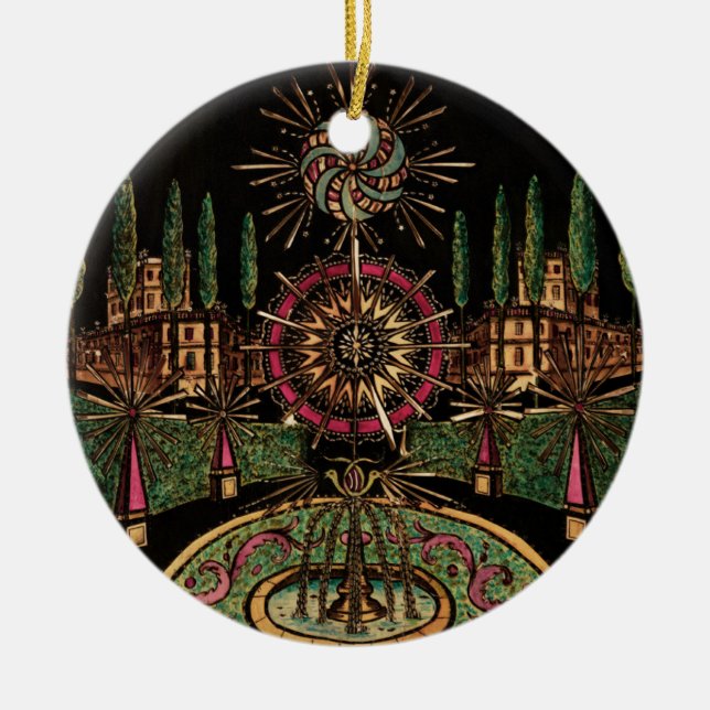Magic Lantern Fireworks Ornament (Front)
