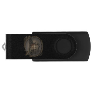 Magic Lantern - Steampunk Style Frame. Flash Drive