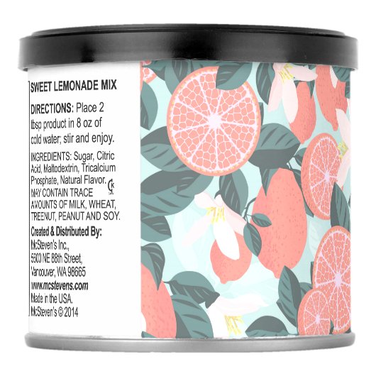 Magic Lemon-Lemonade Drink Mix (Left)