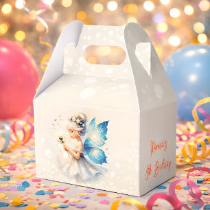 Magic little Fairy silhouette kids birthday Favor Boxes