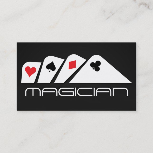 Magic Magician Card Poker Trick Entertainment (Front)