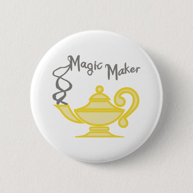 MAGIC MAKER PINBACK BUTTON (Front)