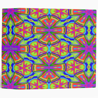 Magic Marker Kaleidoscope 3 Ring Binder