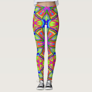 Magic Marker Kaleidoscope Leggings