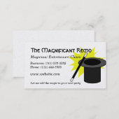 Magic Me/ Magician Business Card (Front/Back)