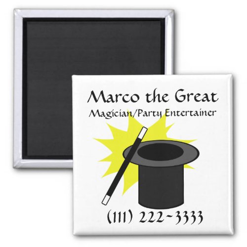 Magic Me Magicians Hat Magnet