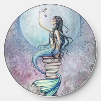 Magic Mermaid Fantasy art by Molly Harrison Wireless Charger