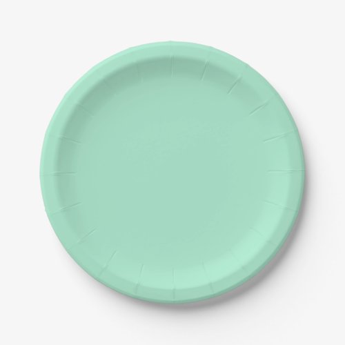 Magic Mint Solid Color Paper Plates