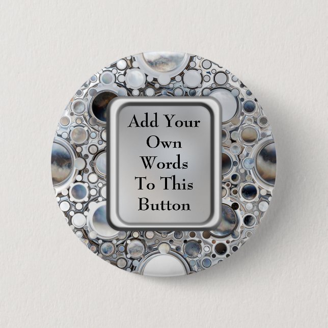 Magic Mirrors Pinback Button (Front)